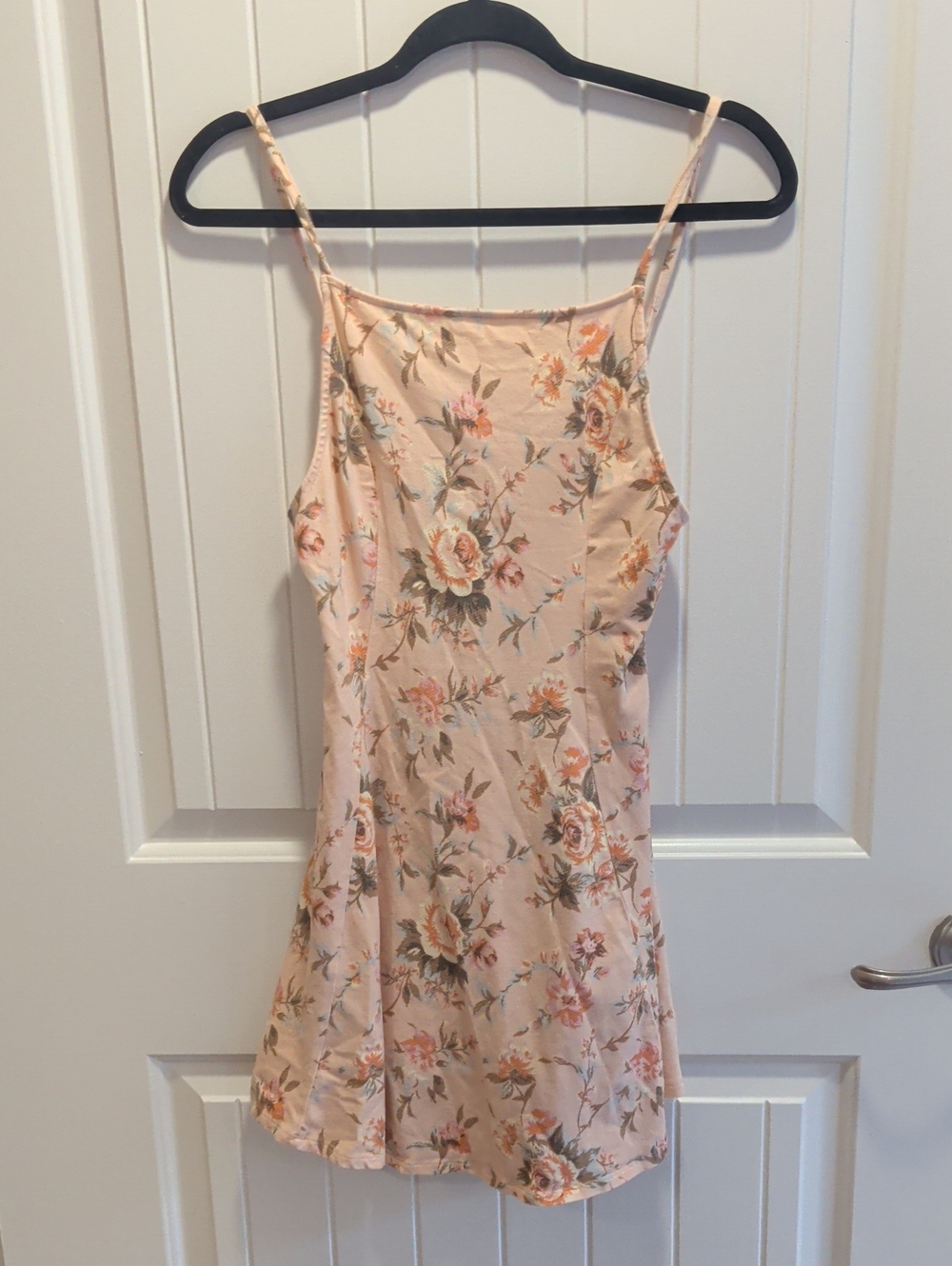 Kimchi Blue Blush Pink Floral Mini Slip Dress
